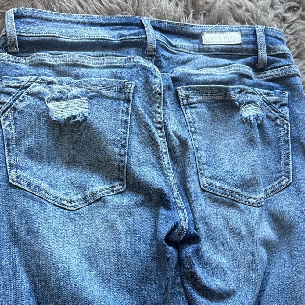 Buckle Blue Distressed Boyfriend Jeans